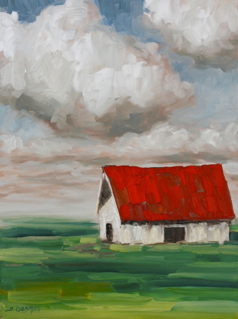 Expressionist Barn – Acrylic Painting Lesson | Tim Gagnon Studio