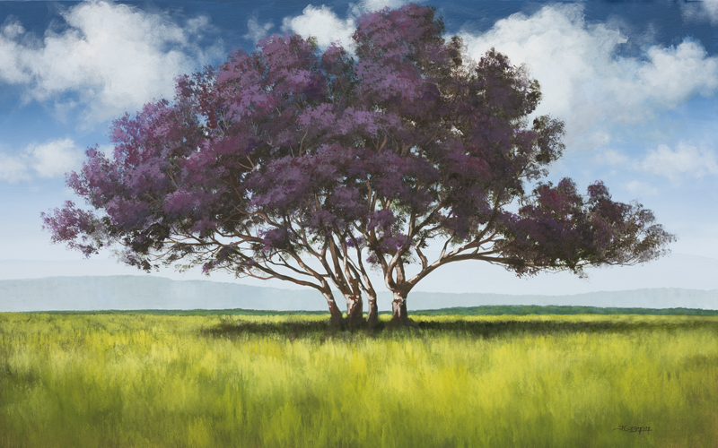 Jacaranda Tree Acrylic Painting Lesson Tim Gagnon Studio