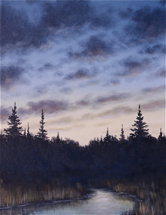 Deep Woods Sunset Acrylic Painting Lesson Tim Gagnon Studio